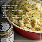 Truffletopia I White Truffle Sauce I Made with Real White Truffles from Italy I Most Versatile Topping or Condiment, for Seasoning, Cooking & Baking I Gluten Free, Non-GMO, No MSG, Cholesterol Free, Sugar Free I 16.6 oz