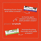 Power Crunch Whey Protein Bars, High Protein Snacks with Delicious Taste, Cookies and Cream, 1.4 Ounce (12 Count)