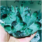 Health & Household Natural Beatiful Yellow Tibetan Quartz Crystal Cluster Specimen