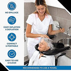 Inflatable Hair Washbasin, Portable Hair Shampoo Tray, Washing Tray, Salon Equipment, Mobile Beauty Bowl, Inflatable Disability Helper, Elderly