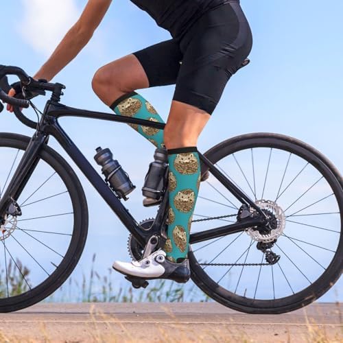 Compression Socks for Women Men Circulation Graduated Supports Socks for Running Athletic Sports Travel Nurse