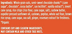 Bear Naked Granola Cereal, Whole Grain Granola, Breakfast Snacks, Cacao and Cashew Butter Crunch (Pack of 6)