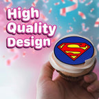 30 x Edible Cupcake Toppers – Hero Logo-Inspired Collection of Edible Cake Decorations | Uncut Edible on Wafer Sheet