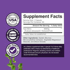 Acai Berry Supplement for Energy & Weight Goals - Immune Support Supplement with Antioxidant Benefits - 600 mg per Serving Acai Berry for Cognitive Health - Advanced Skin Care Support - 60 Count