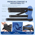Resting Hand Splint with Finger Support for Stroke Recovery, Carpal Tunnel & Dupuytren's Contracture - Adjustable Wrist Brace for Left or Right Hand, M
