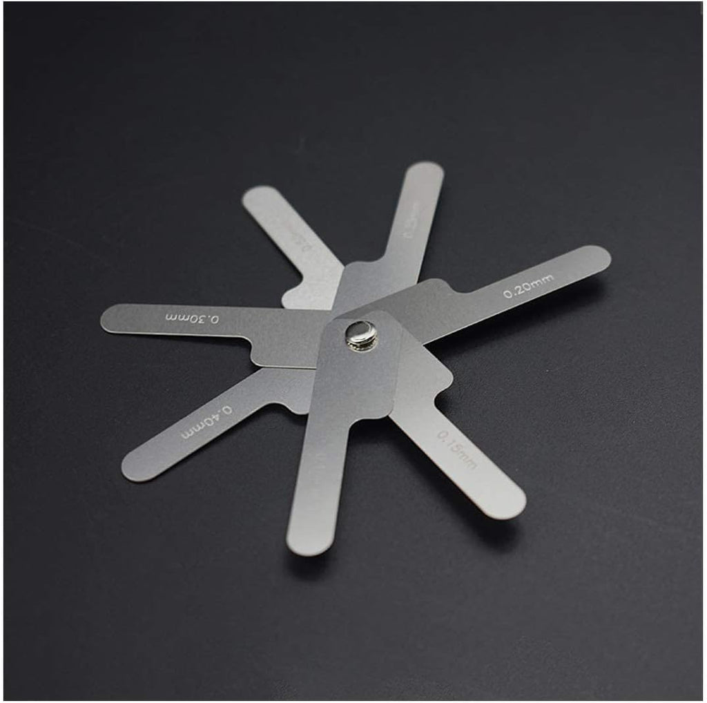 Orthodontic Gap Ruler Dental Interproximal Reduction Gauge Ruler Tooth Gap Measuring IPR System Stainless Steel Orthodontic Instrument