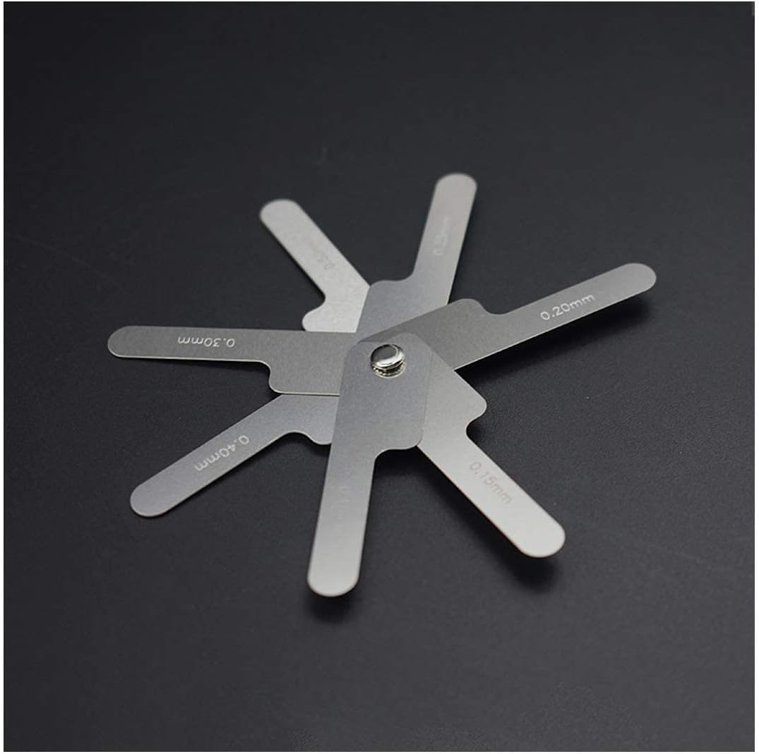 Orthodontic Gap Ruler Dental Interproximal Reduction Gauge Ruler Tooth Gap Measuring IPR System Stainless Steel Orthodontic Instrument