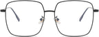 Dollger Blue Light Blocking Glasses women Anti Glare UV Filter Computer Gaming Glasses Retro matal square Eyeglasses Frame