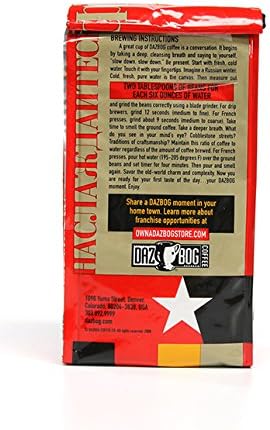 Dazbog Coffee | Mocha Java Blend | Ground Coffee | 11 oz. | Chocolate Overtones | Smooth & Rich in Flavor | Full Bodied Blend | Vacuum Sealed Freshness