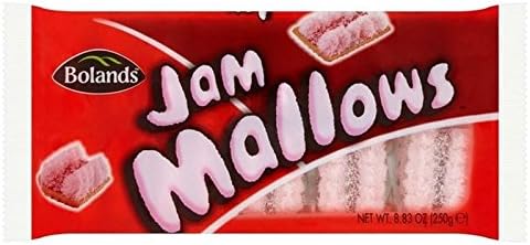 Bolands Jam Mallows 250g (Pack of 2)