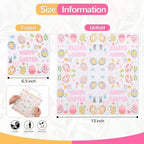 20 Pack Disposable Paper Napkins,Soft Absorbent Biodegradable Cocktail Napkin, Floral Egg Decorative for Spring Celebrations Picnic Kids Birthday