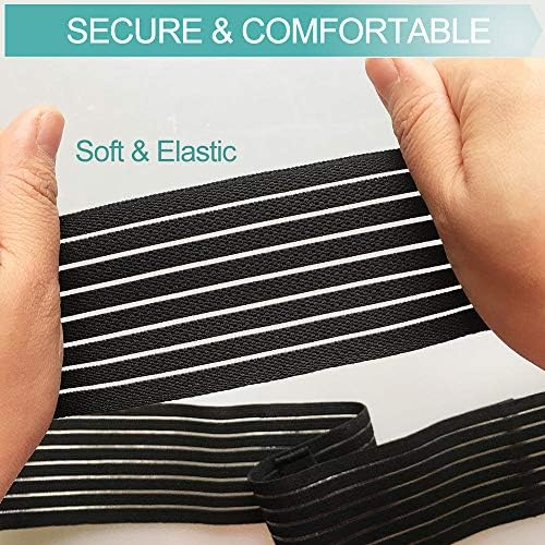 Breathable Peritoneal Dialysis Belt Stretch G/Peg Feeding Tube Holder PD Catheter Covers Bag Drainage Abdominal Fixation Medical Nursing Supplies, Large(35-49 Inch) Black