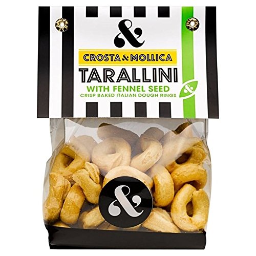 Crosta & Mollica Tarallini with Fennel Seeds 180g - Pack of 6