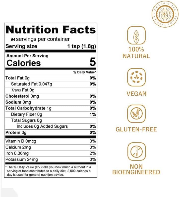 Pride of India | Ginger Fine Ground 7 Oz (198.447 gm) Medium Dual Sifter Bottle | Finely Powdered for Easy Mixing | Perfect for Cookies, Chicken Stir-Fry, Soups, Marinades, Muffins| Fresh Root Powder | Vegan, Gluten-Free, Non-Bioengineered