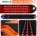 Cordless Arm Heating Pad Wrap with Red Light, 5000mAh Elbow Heating Pad Wrap, Fast Heating, Heated Elbow Arm Sleeve with 3 Heat & Timing Settings