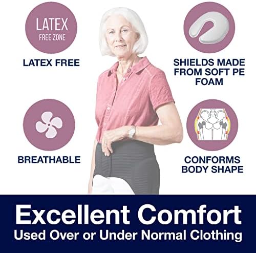 SAFEHIP Active Hip Protector Belt Fall Fracture Injury Prevention Hip Pads for Elderly Seniors, Comfortable and Breathable for Men and Women, Small 34-38 inches by TYTEX
