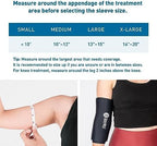 BodyMed 360° Hot & Cold Sleeve for Knee, Elbow, Ankle, Wrist Discomfort Relief – Flexible, Reusable Gel Ice Pack Compression Therapy for Sprains, Arthritis, Tendonitis - Large