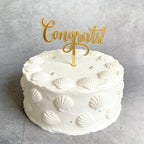 Congratulations Cake Topper - Congrats Cake Topper - Graduation,Wedding,Retirement,Birthday,Anniversary,Celebration Party Decorations