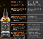 Beard Oil,120ml/4.25fl.oz Oil Promote Large Volume Beard Growth,Leave in Conditioner Beard Care Natural Sweet Orange Scent Mustaches Growth Soften Strength,Gifts for Men Him Dad