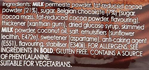 Options Belgian Chocolate 11g sachets. Box quantity: 100