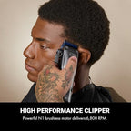BaBylissPRO FXONE LO-PROFX Professional Cordless Clippers for Men with Interchangeable Battery
