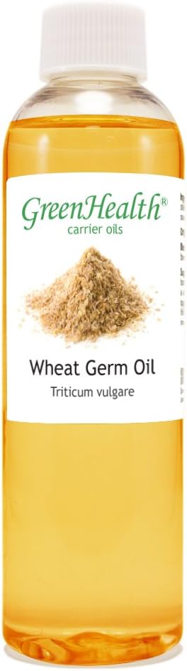 Wheat Germ Oil – 100% Pure & Natural Carrier Oil, Cold Pressed & Unrefined – 4 fl oz Clear Plastic Jug – for DIY Skincare, Hair Care, Massage