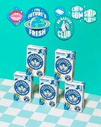Milliways Variety Pack – Mighty Mint, Bubblemint, Peppermint & Watermelon | Plastic Free Gum | Xylitol, Aspartame-Free, Sugar-Free, Plant-Based, Natural Chewing Gum | 4 x 4 Packs (16 Packs