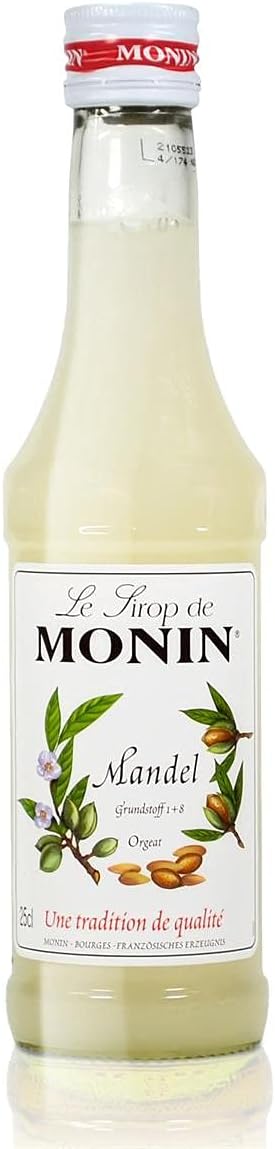 Monin Almond Syrup, 250 ml Bottle