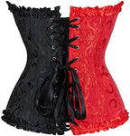 Lace Up Corsets for Women, Sexy Corset Lingerie for Women,Front Zipper Corset Top for Women