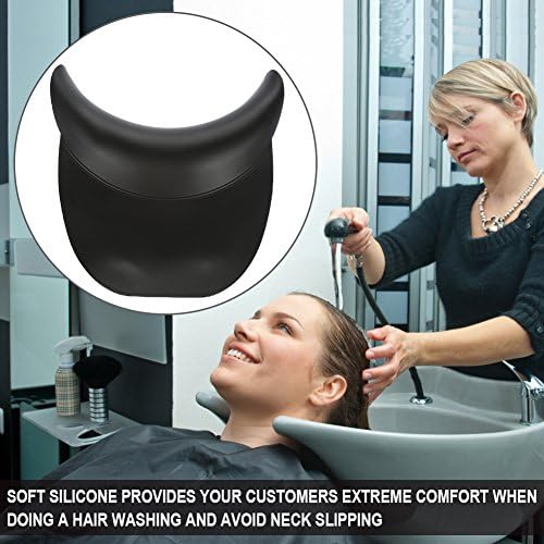 hair washing tray for sink at home Soft Silicone Hairdressing Backwash Neck Head Rest Cushion for Shampoo Bowl Hair Washing Sink