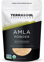 Terrasoul Superfoods Organic Amla Berry Powder (Amalaki), 16 Oz - Rich in Antioxidant Vitamin C | Supports Immunity