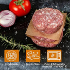 400PCS Patty Paper, 6x6 In Unbleached Parchment Paper Squares, Non-Stick Hamburger Patty Paper for Seperating Burgers, Butter, Cookies, Freezing, Baking and Candy Wrapper