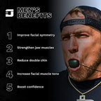 Jawzrsize Pop 'N Go Jaw, Face, and Neck Exerciser - Define Your Jawline, Slim and Tone Your Face, Look Younger and Healthier - Helps Reduce Stress and Cravings - Facial Exerciser