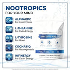 Neubrain Organic Mushroom Coffee,Natural and Easily Absorbed, Helps Boost Energy and Enhance Concentration,It Can Be Consumed Hot or Cold,Gluten-free,30 servings(1)
