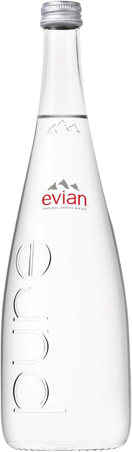 Evian Natural Spring Water (750 ml bottle, 12 pk.)