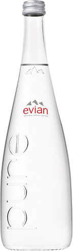 Evian Natural Spring Water (750 ml bottle, 12 pk.)