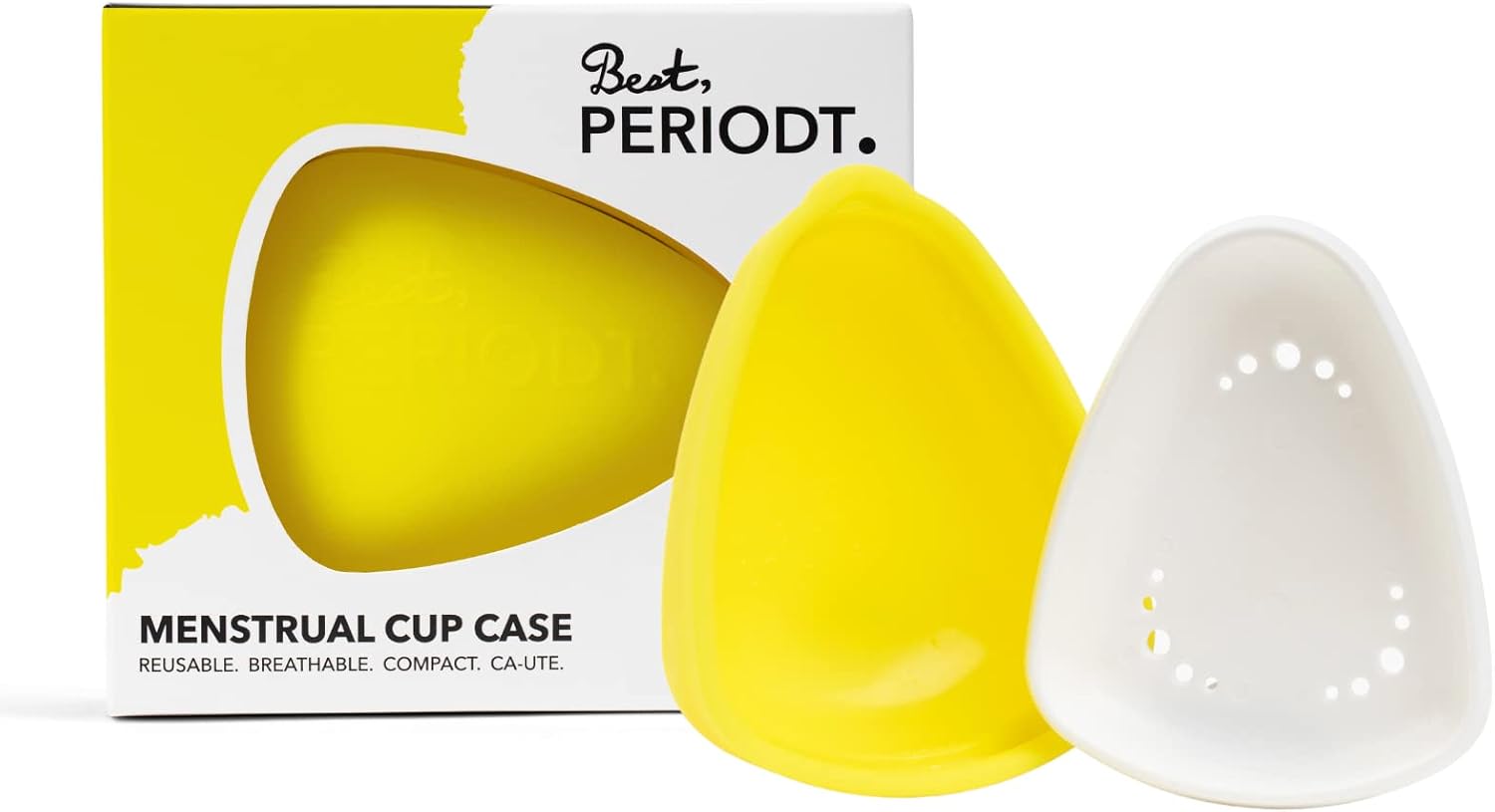 Best Periodt Menstrual Cup Case | Reusable Case for Period Cups | Alternative to Menstrual Cup Pouch, Easy to Clean & Dry, | Made in USA (Universal Size)