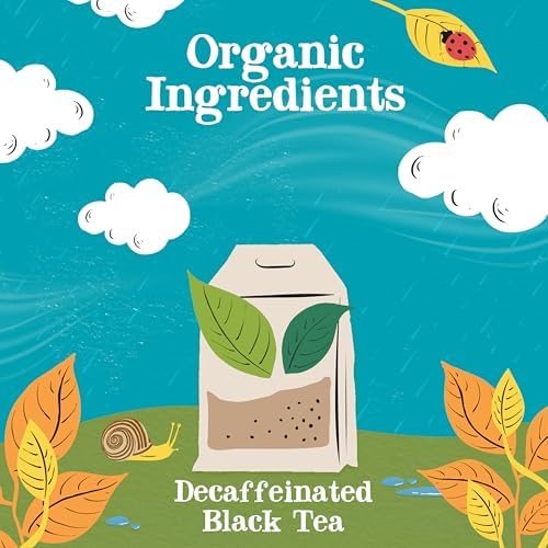 Clipper Tea, Organic Decaf, Plant-Based, Decaffeinated Black Tea, Great Over Ice, 4 Pack, 320 Unbleached Tea Bags