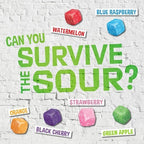 WARHEADS Cubes - Sour Sweet & Fruity Chewy Candy - Orange, Watermelon, Blue Raspberry, Black Cherry, Strawberry & Green Apple Flavors - 2 oz. Bags - 15 Pack