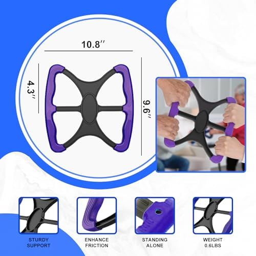 Lift Assist for Elderly,Aids for Disabled and Elderly with No-Slip Grip Handles,Standing Aids & Supports to Transfer Elderly, Senior, Bariatric, Patient Or Disabled,As Seen On Tv(Purple)