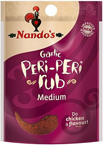 Nando's Garlic Peri Peri Rub Medium (25g) - Pack of 6
