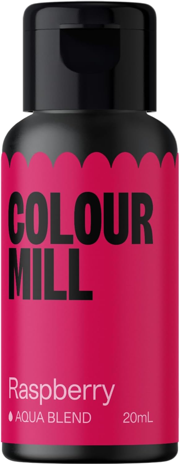 Colour Mill Aqua Blend Water-Based Food Coloring, 20 Milliliters Raspberry