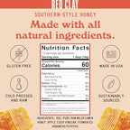 Red Clay Hot Honey - Gluten Free - Paleo Spicy Honey - 100% Pure, Raw Wildflower Honey - Infused Honey with Habanero Peppers - Sweet with a Kick of Heat - Great for Spicy Pizza Topping & More - 9 oz