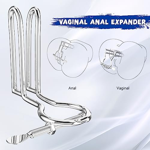 Adjustable Butt Plug - Analexpander Anal Expander - Personal Wand Massager - Stainless Steel Material Plugs - BDSM SM Adult Sex Toys for Men & Women