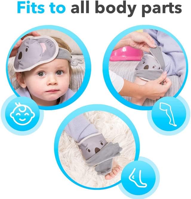 MyHalos® Kids Ice Packs for Boo Boos - Meet Kam Our Reusable Toddler Ice Pack - for Injuries, Bumps, Fevers - Colic Relief Ice Packs for Kids & Newborns with Free Story Book - FSA|HSA Eligible