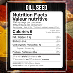 Fresh Finest Culinary Dill Seed, Whole Dill Seed for Pickling, Dressings, Entrees, Salads, Cooking & Baking, Kosher, Non GMO, 14.10oz (400g)
