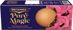 Britannia Pure Magic ChocoLush Biscuits | Pack- 69GM(2.43 oz) | Crunchy Chocolate Cookies with Smooth Choco Filling | Perfect Snack for Kids & Adults