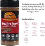Dizzy Pig Red Eye Express Coffee-Infused Seasoning Rub (8oz Shaker) - Seasons 30+lbs of Food - Hand Made in the USA - MSG Free, Gluten Free