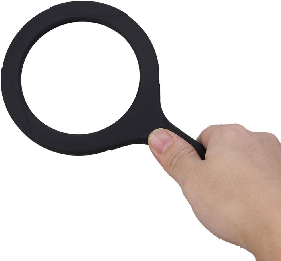 Magnifying Glass with Light, 3X Magnifier Illuminated Handheld Reading Magnifier Zoom Magnifying Lens Jewelry Magnifying Glass for Reading Small Prints