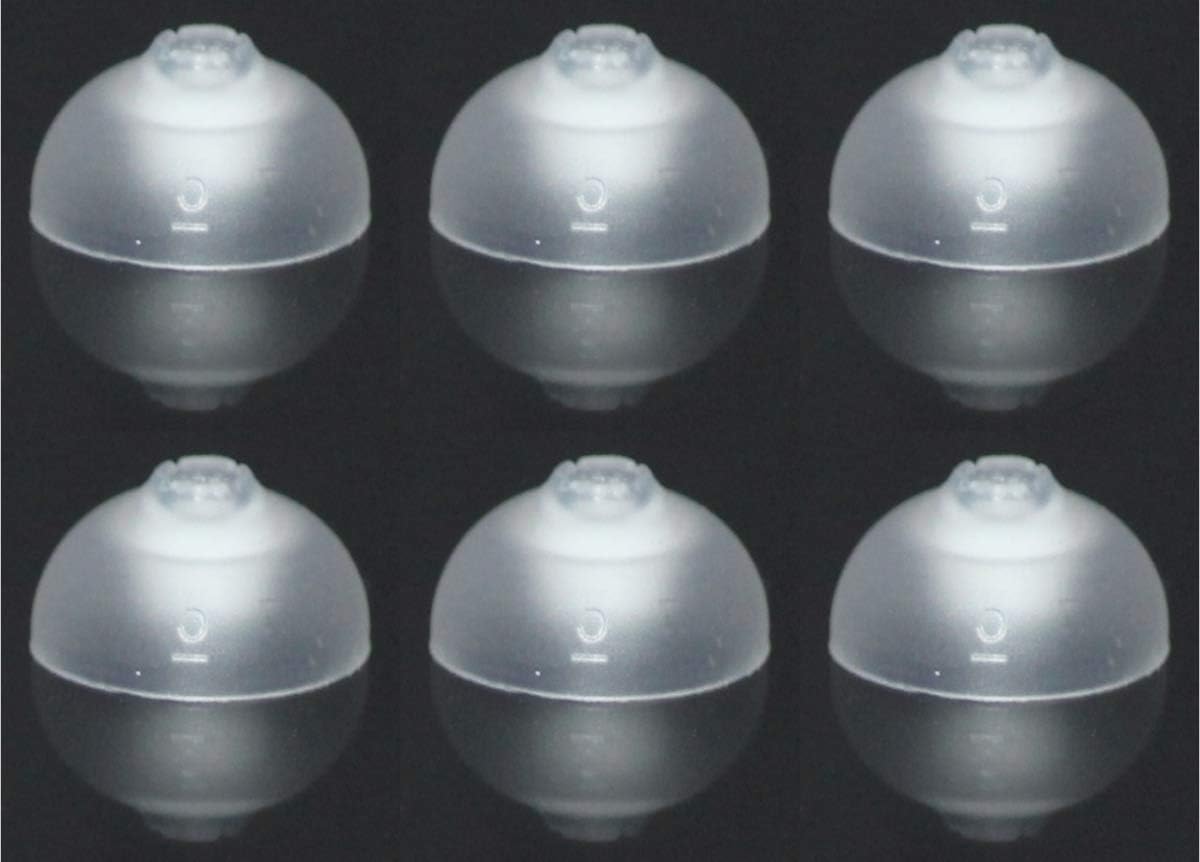 FCS Pack of 6 Click Dome for Siemens Signia RIC, Click CIC & Click ITC Hearing Aid (10mm Closed).